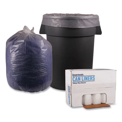 Recycled Low-density Polyethylene Can Liners, 60 Gal, 1.75 Mil, 38" X 58", Clear, 10 Bags/roll, 10 Rolls/carton - Image 2