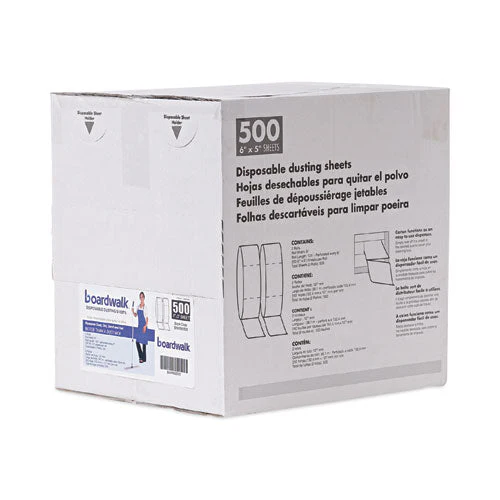 Trapeze Disposable Dusting Sheets, 5" X 125 Ft, White, 250 Sheets/roll, 2 Rolls/carton - Image 3