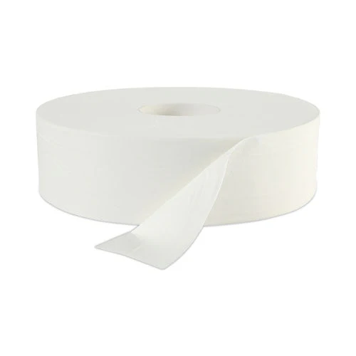 Jrt Bath Tissue, Jumbo, Septic Safe, 2-ply, White, 3.5" X 2,000 Ft, 12" Dia, 6 Rolls/carton - Image 1