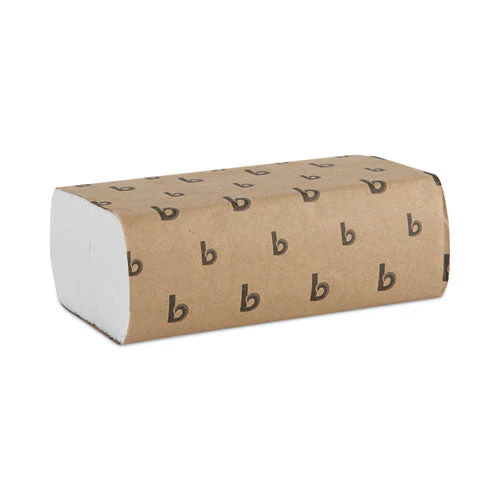 Multifold Paper Towels, 1-ply, 9 X 9.45, White, 250 Towels/pack, 16 Packs/carton - Image 1