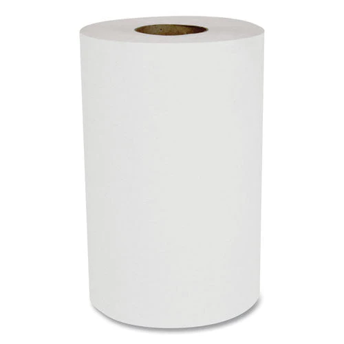 Hardwound Paper Towels, Nonperforated, 1-ply, 8" X 350 Ft, White, 12 Rolls/carton - Image 1