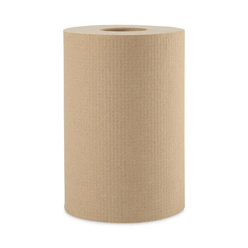 Hardwound Paper Towels, 1-ply, 8" X 350 Ft, Natural, 12 Rolls/carton - Image 1
