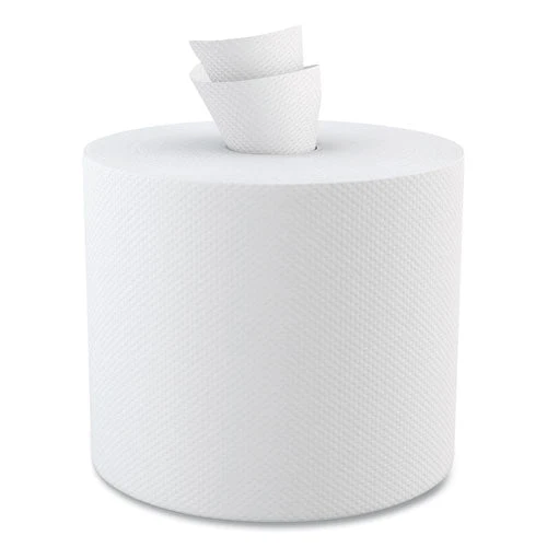 Center-pull Hand Towels, 2-ply, Perforated, 7.87 X 10, White, 600/roll, 6 Rolls/carton - Image 1