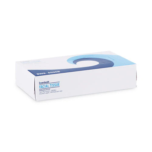 Office Packs Facial Tissue, 2-ply, White, Flat Box, 100 Sheets/box, 30 Boxes/carton - Image 2
