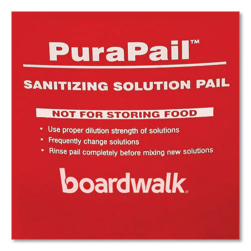 Purapail, 6 Qt, Polypropylene, Red/white - Image 2