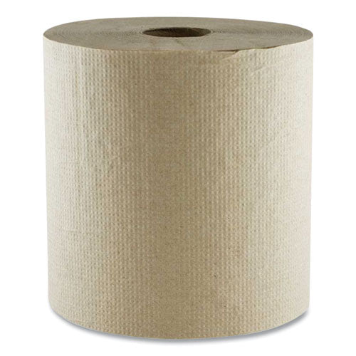 Hard Wound Towel, 1 Ply, 8" X 700 Ft, Kraft, 6/carton - Image 1