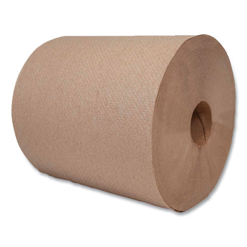 Hard Wound Towel, 1 Ply, 8" X 700 Ft, Kraft, 6/carton - Image 2