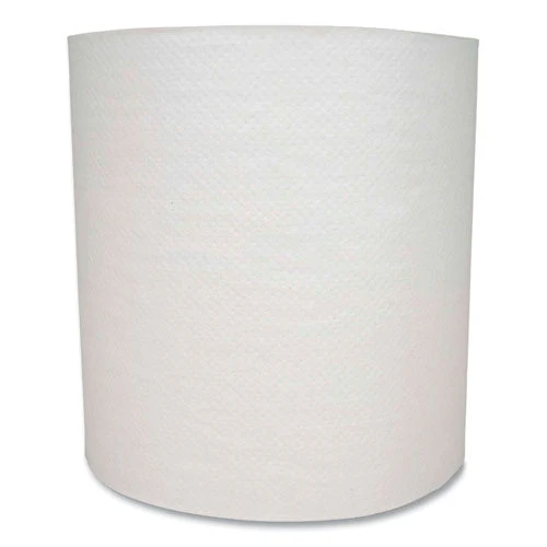 Hard Wound Towel, 1 Ply, 8" X 700 Ft, White, 6/carton - Image 2
