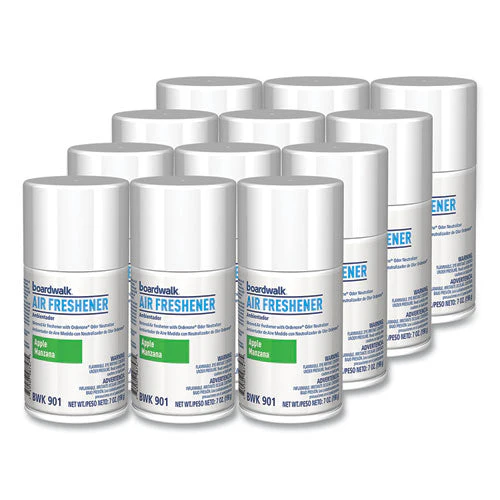 Metered Air Freshener Refill, Apple Harvest, 7 Oz Aerosol Spray, 12/carton - Image 3