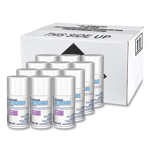 Metered Air Freshener Refill, Powder Mist, 7 Oz Aerosol Spray, 12/carton - Image 1