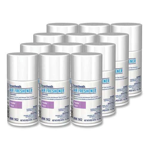 Metered Air Freshener Refill, Powder Mist, 7 Oz Aerosol Spray, 12/carton - Image 2