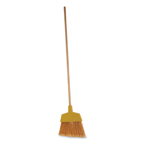 Angler Broom, 53" Handle, Yellow, 12/carton - Image 1