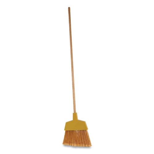 Angler Broom, 53" Handle, Yellow - Image 1
