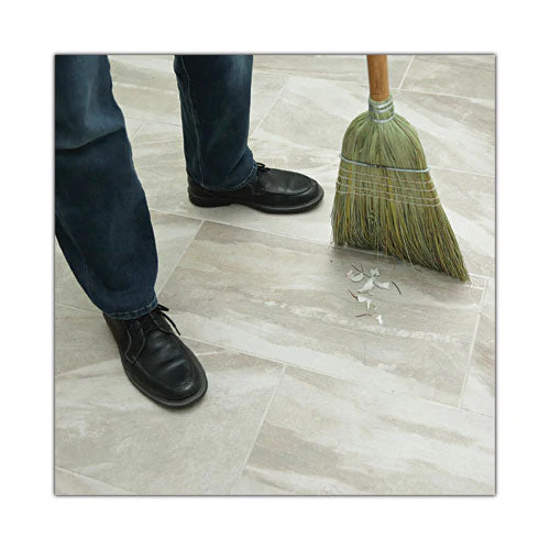 Warehouse Broom, Yucca Corn Fiber Bristles, 56" Overalll Length, Natural, 12/carton - Image 3