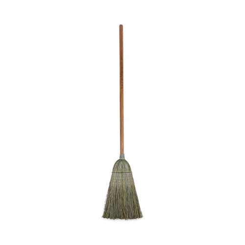 Warehouse Broom, Yucca/corn Fiber Bristles, 56" Overall Length, Natural - Image 1