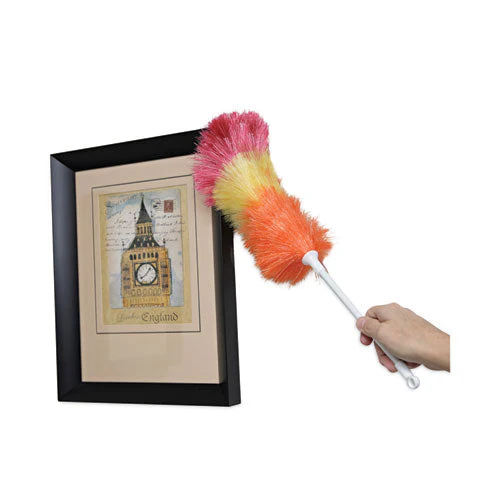 Polywool Duster W/20" Plastic Handle, Assorted Colors - Image 2