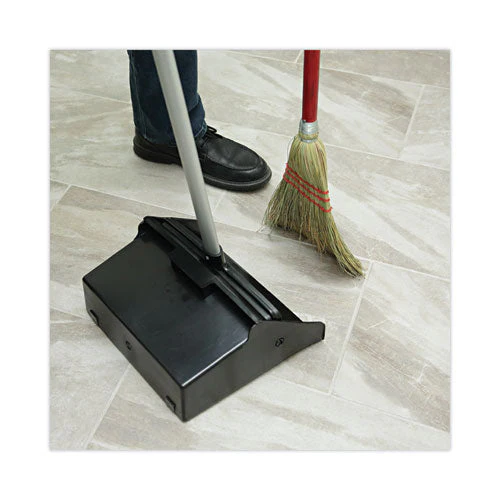 Corn Fiber Lobby/toy Broom, Corn Fiber Bristles, 39" Overall Length, Red - Image 3