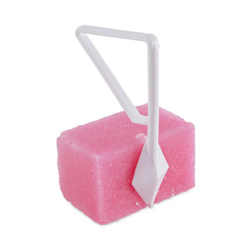Toilet Bowl Para Deodorizer Block, Cherry Scent, 4 Oz, Pink, 12/box - Image 1