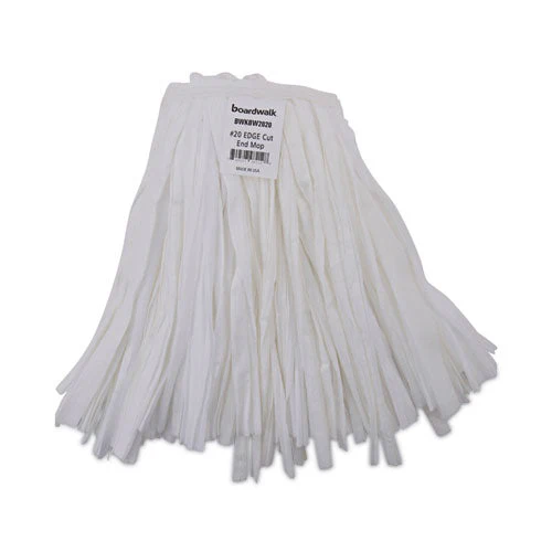 Nonwoven Cut End Edge Mop, Rayon/polyester, #20, White, 12/carton - Image 1