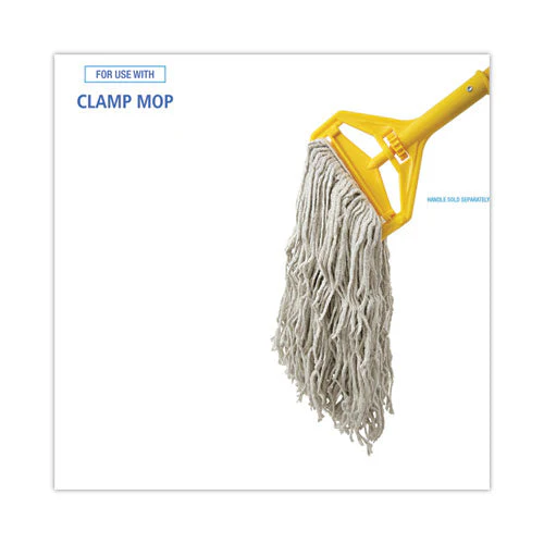 Cotton Mop Head, Cut-end, #32, White, 12/carton - Image 2