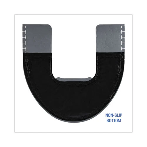 Commode Mat 2.0, Rubber, 22 X 22, Gray/white, 6/carton - Image 3