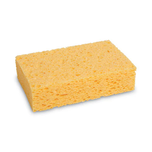 Medium Cellulose Sponge, 3.67 X 6.08, 1.55" Thick, Yellow, 24/carton - Image 1