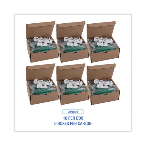 Curve Air Freshener, Cucumber Melon, Green, 10/box, 6 Boxes/carton - Image 3