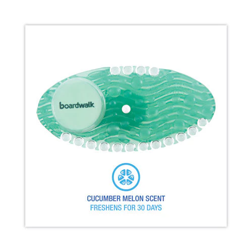 Curve Air Freshener, Cucumber Melon, Solid, Green, 10/box - Image 2