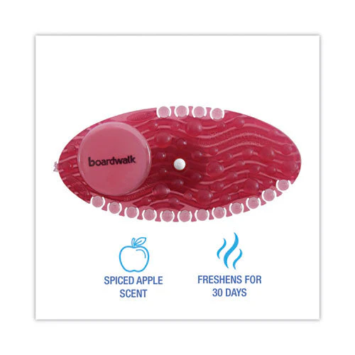 Curve Air Freshener, Spiced Apple, Solid, Red, 10/box - Image 3