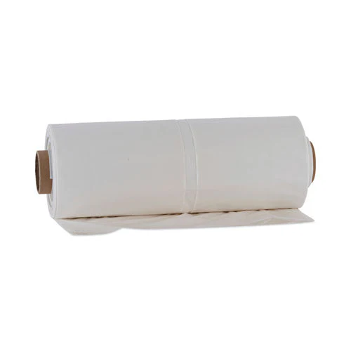 Industrial Drum Liners Rolls, 60 Gal, 2.7 Mil, 38 X 63, Clear, 1 Roll Of 50 Bags - Image 1