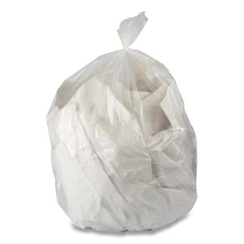 Industrial Drum Liners Rolls, 60 Gal, 2.5 Mil, 38 X 65, Clear, 1 Roll 50 Bags - Image 1