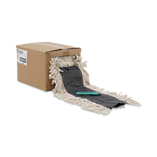 Flash Forty Disposable Dustmop, Cotton, 5", Natural - Image 1