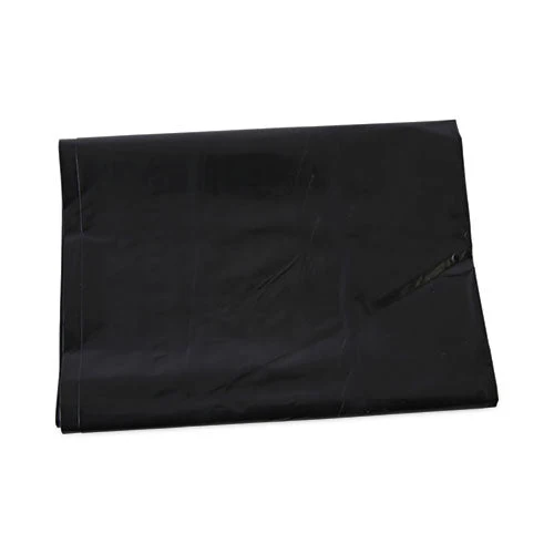 Linear Low Density Industrial Can Liners, 60 Gal, 1.7 Mil, 38 X 58, Black, 100/carton - Image 1