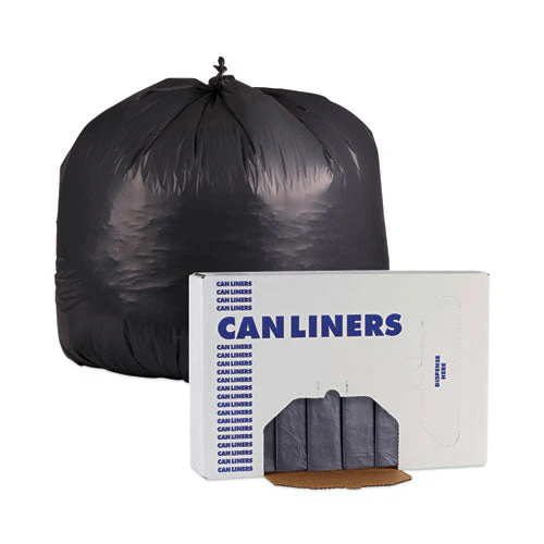 Linear Low Density Industrial Can Liners, 56 Gal, 1.3 Mil, 43 X 47, Gray, 100/carton - Image 3
