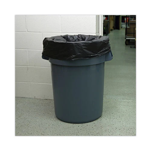 Linear Low Density Industrial Can Liners, 56 Gal, 1.7 Mil, 43 X 47, Black, 100/carton - Image 3