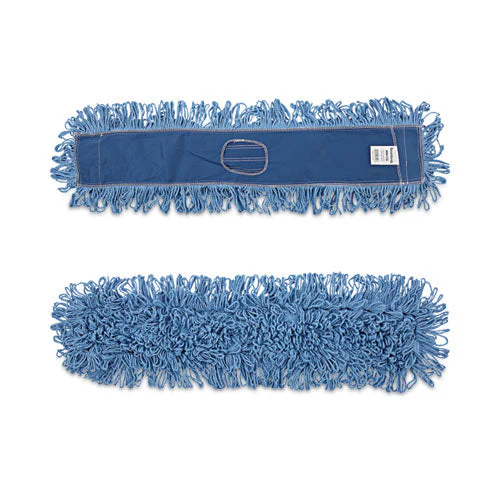 Dry Mopping Kit, 36 X 5 Blue Blended Synthetic Head, 60" Natural Wood/metal Handle - Image 3