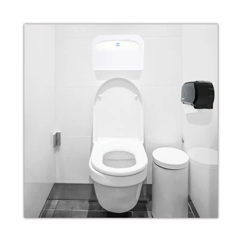 Toilet Seat Cover Dispenser, 16 X 3 X 11.5, White, 2/box - Image 3