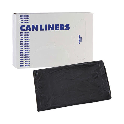 Linear Low Density Industrial Can Liners, 30 Gal, 0.65 Mil, 30 X 36, Black, 200/carton - Image 2