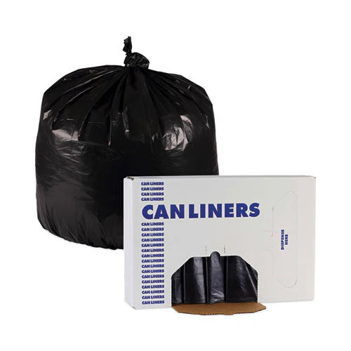 Linear Low Density Industrial Can Liners, 33 Gal, 0.6 Mil, 33 X 39, Black, 200/carton - Image 3