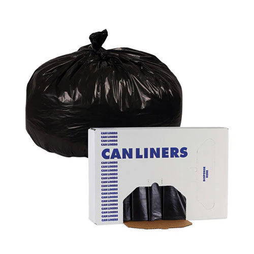Linear Low Density Industrial Can Liners, 60 Gal, 0.7 Mil, 38 X 58, Black, 100/carton - Image 3