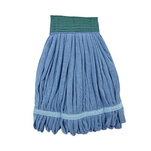 Microfiber Looped-end Wet Mop Head, Medium, Blue - Image 1