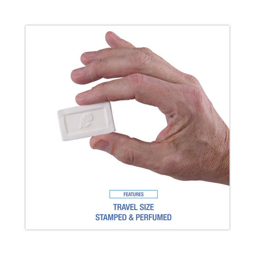 Face And Body Soap, Flow Wrapped, Floral Fragrance, # 1/2 Bar, 1000/carton - Image 2