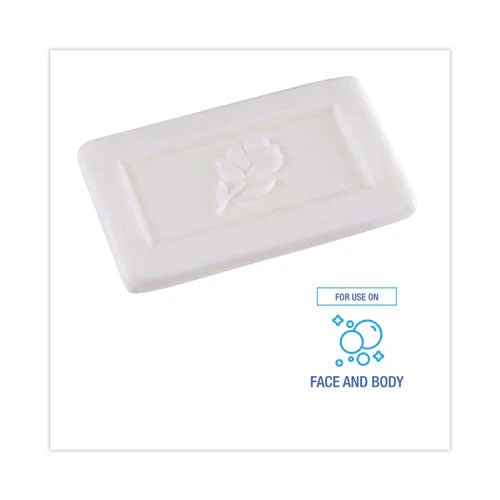 Face And Body Soap, Flow Wrapped, Floral Fragrance, # 1/2 Bar, 1000/carton - Image 3