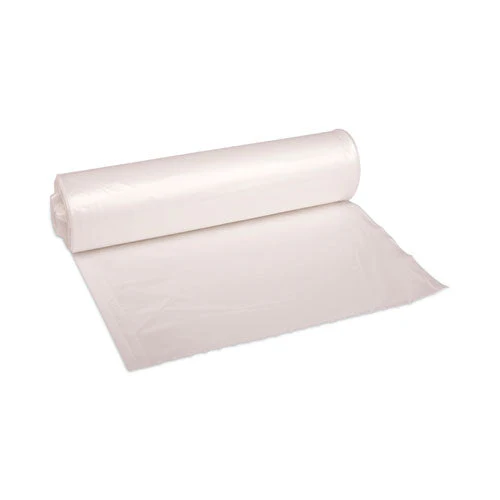 High Density Industrial Can Liners Coreless Rolls, 30 Gal, 16 Mic, 30 X 37, Natural, 25 Bags/roll, 20 Rolls/carton - Image 1
