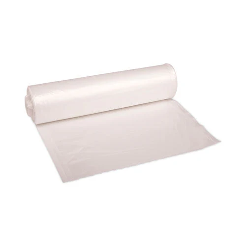 High Density Industrial Can Liners Coreless Rolls, 33 Gal, 16 Mic, 33 X 40, Natural, 25 Bags/roll, 10 Rolls/carton - Image 1