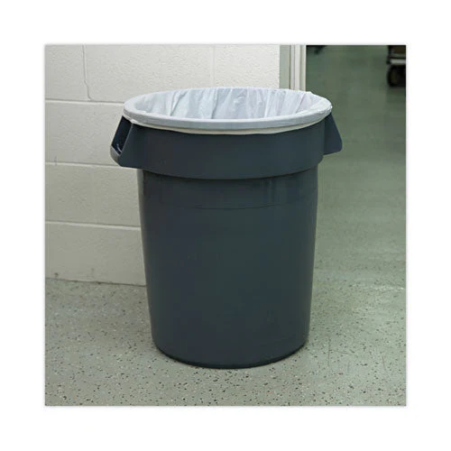 High Density Industrial Can Liners Coreless Rolls, 33 Gal, 16 Mic, 33 X 40, Natural, 25 Bags/roll, 10 Rolls/carton - Image 2