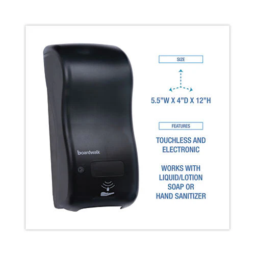 Bulk Fill Soap Dispenser, 900 Ml, 5.5 X 4 X 12, Black - Image 2
