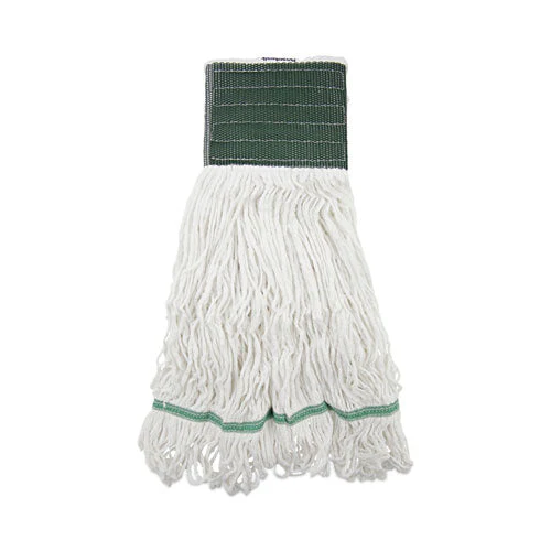 Loop End Rayon Mop Head, Rayon, Medium, 14 Oz, White, Dozen - Image 1