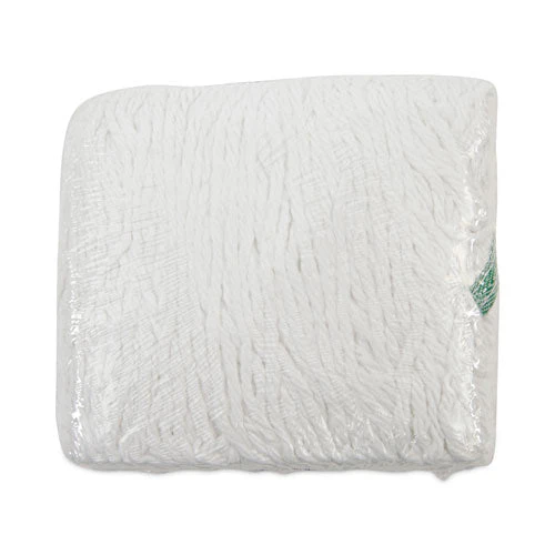 Loop End Rayon Mop Head, Rayon, Medium, 14 Oz, White, Dozen - Image 3