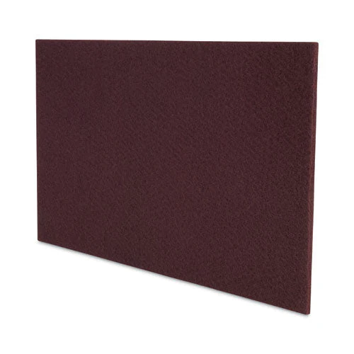 Deep Scrub Pads, 28 X 14, Maroon, 10/carton - Image 2